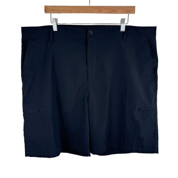 Chaps Black Lightweight Athletic Golf Shorts Zippered Pockets Men's Size 42 - Picture 1 of 6